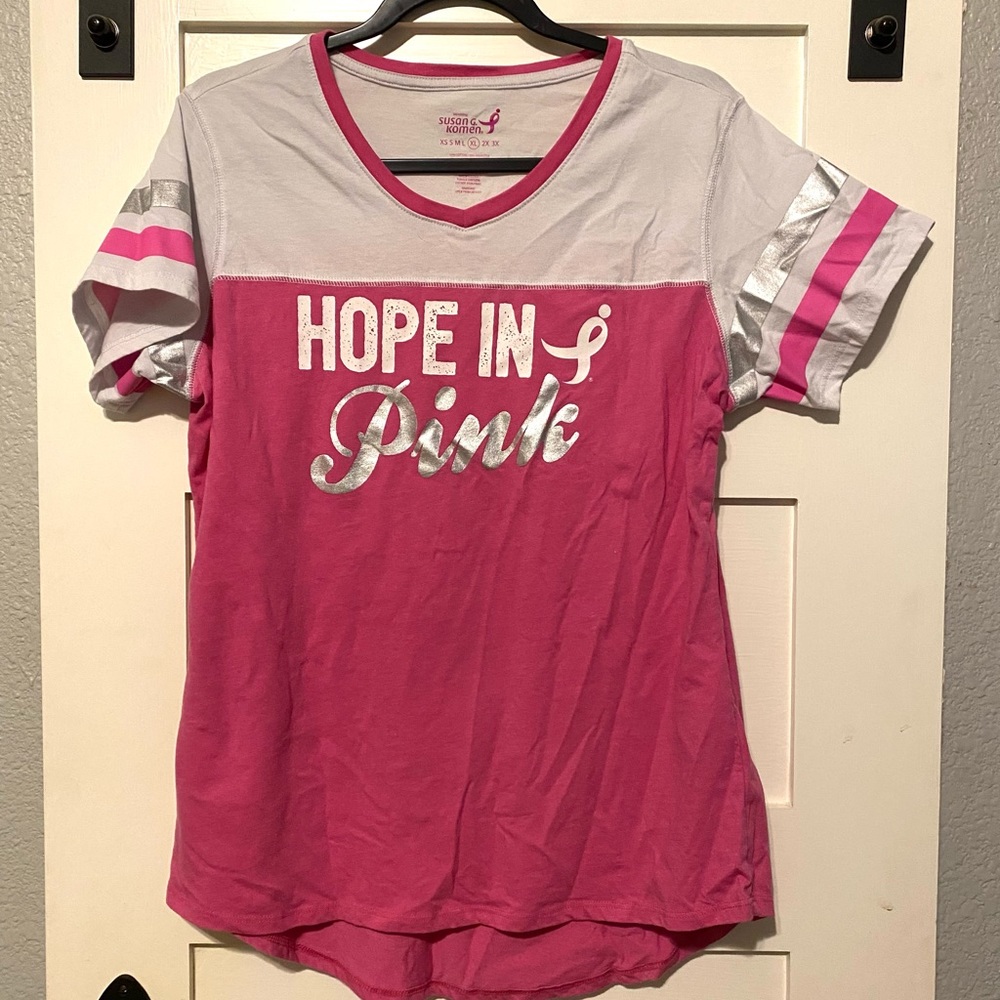 Hope in Pink Shirt (XL)